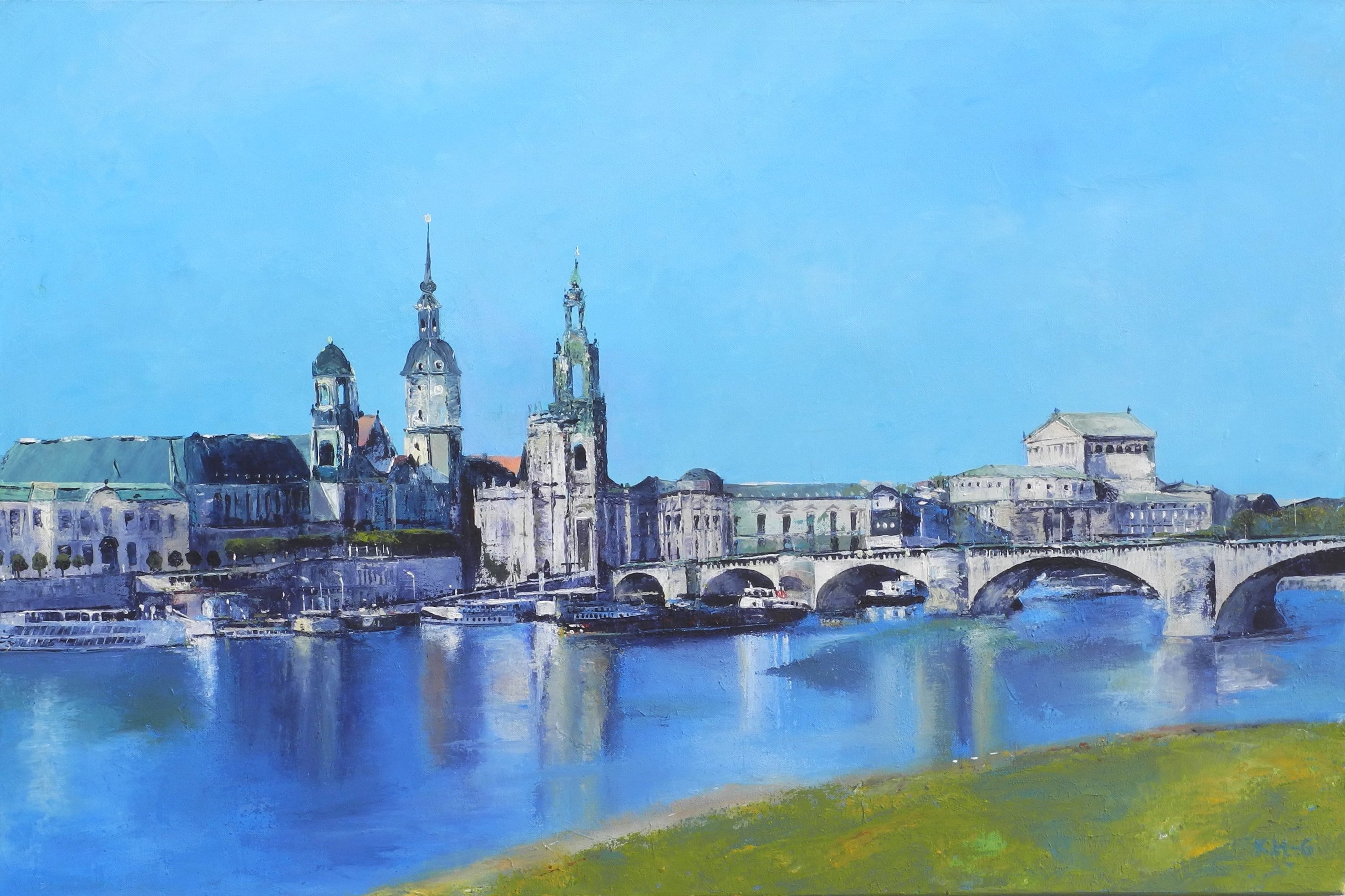 Am Ufer der Elbe - Dresden