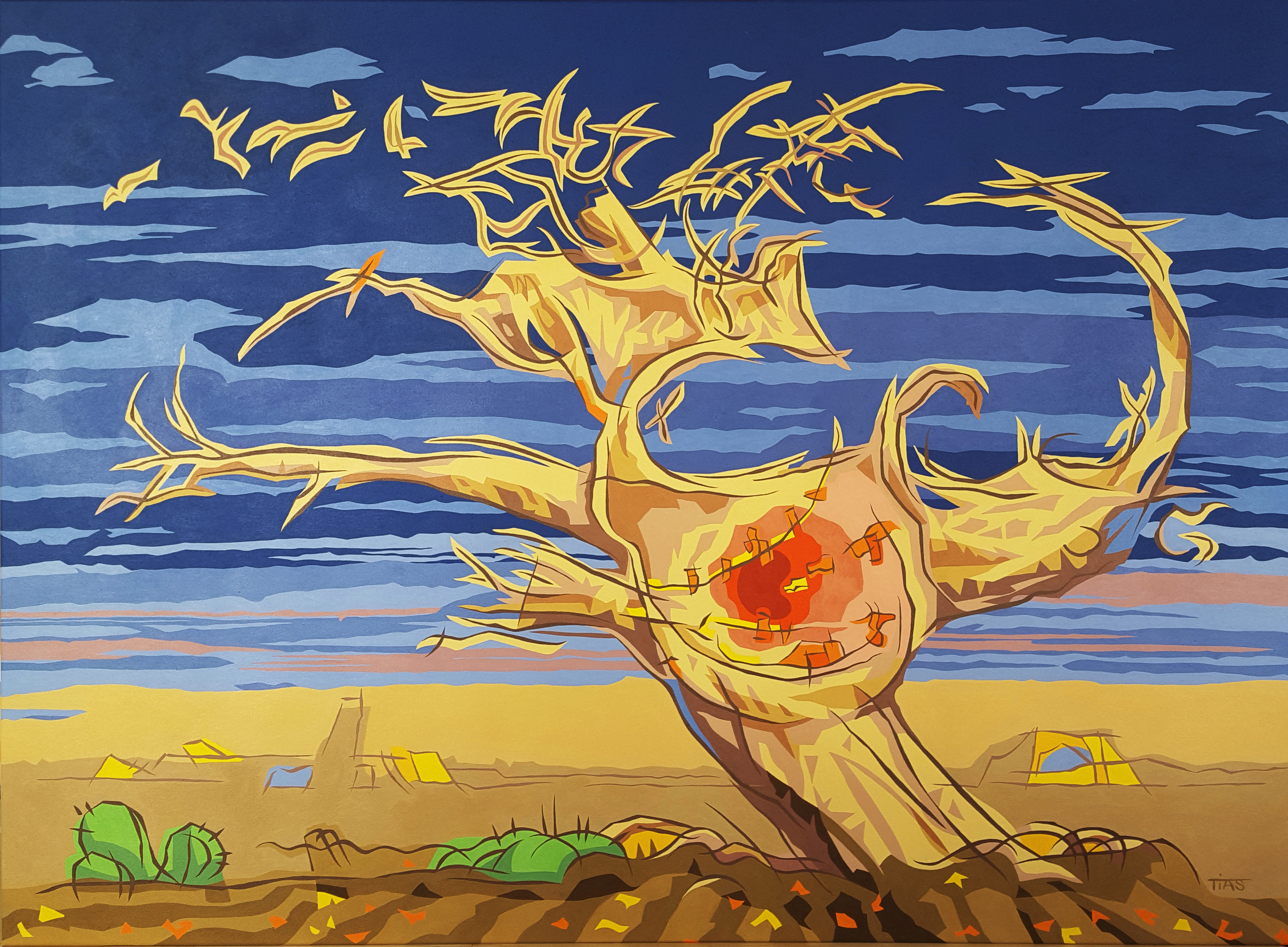 Desert flesh tree